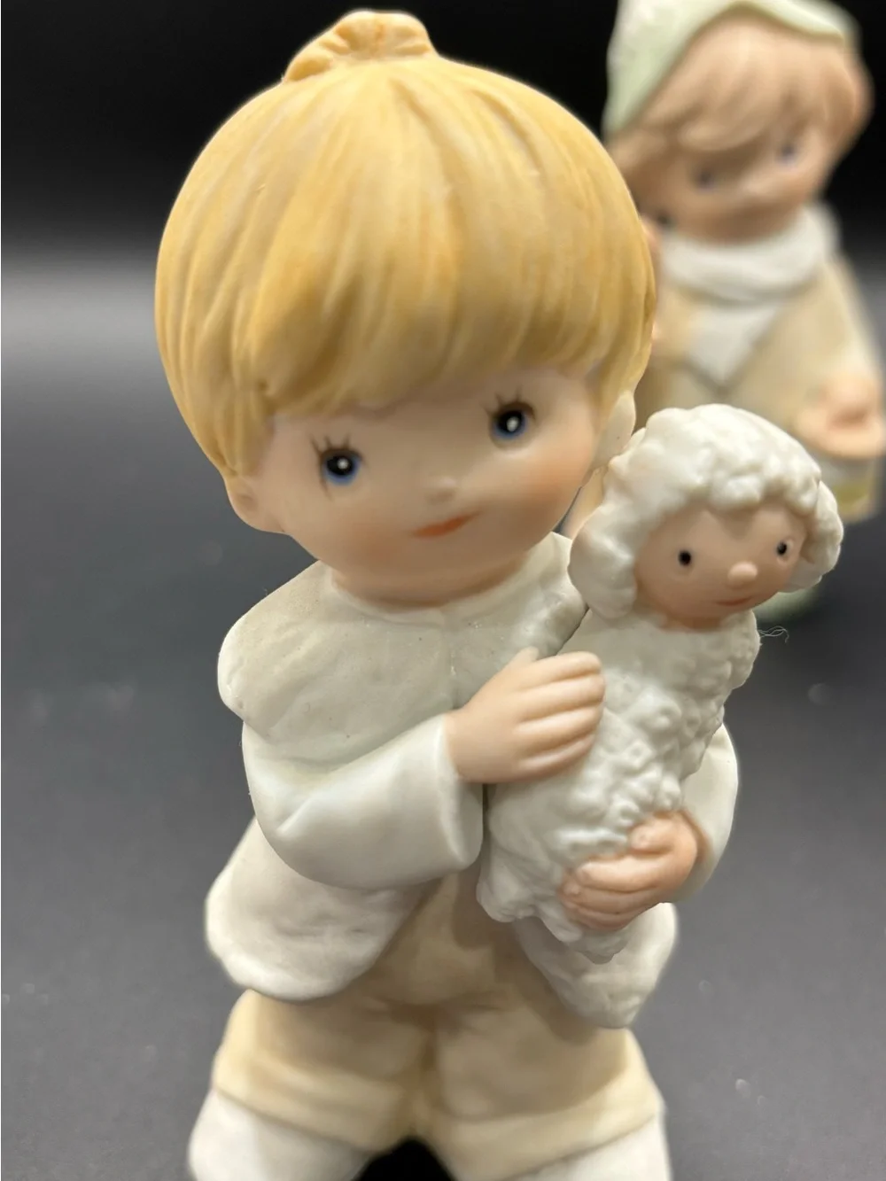 Vintage Homco Children Nativity Set 5 Pc 5502 Christmas New Clean Cute Babies